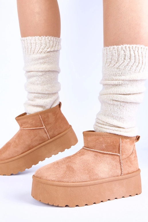 Stivali da neve platformati rossi...