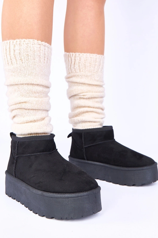 Stivali da neve platformati neri...