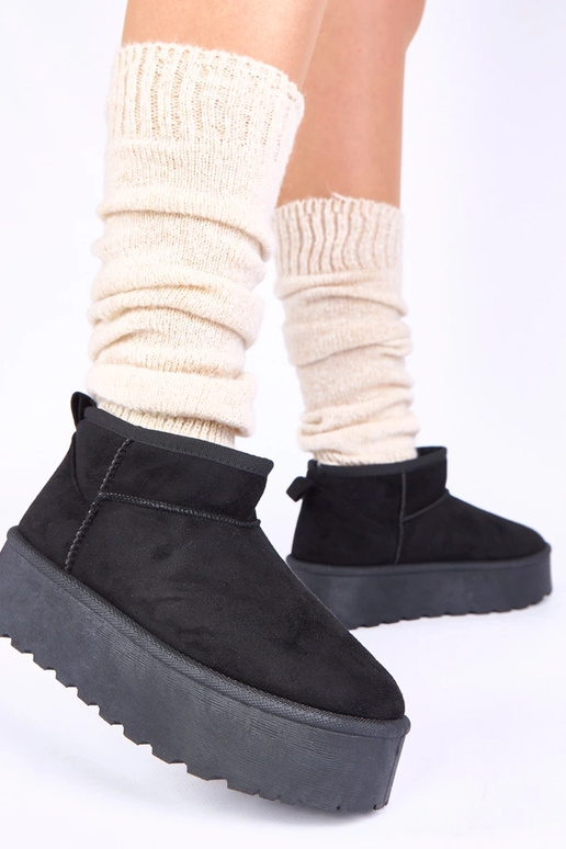 Stivali da neve platformati neri...