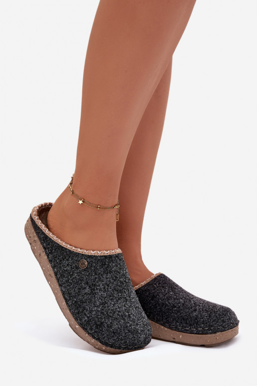 scarpe fatti in casa Pantofole Femminile Inblu ED000031 colore grigio