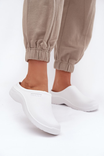 Pantofole leggere Pantofole Zoccoli Femminile Colore bianco Parissa 2