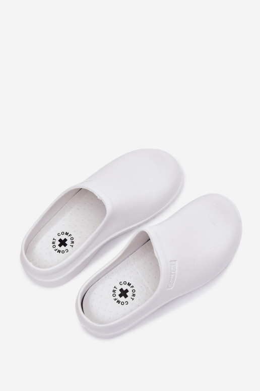 Pantofole leggere Pantofole Zoccoli Femminile Colore bianco Parissa