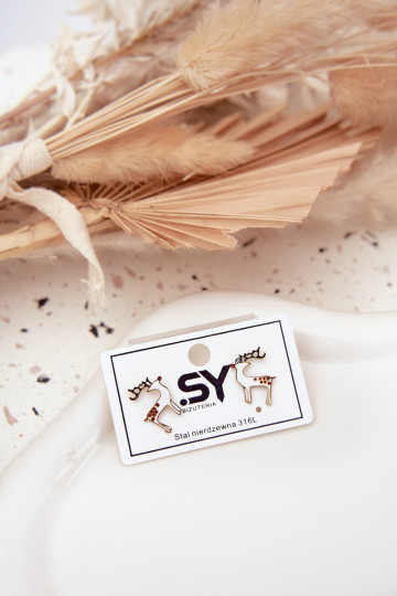 con dettagli elegantii Renna Realizzato in acciaio chirurgico 2