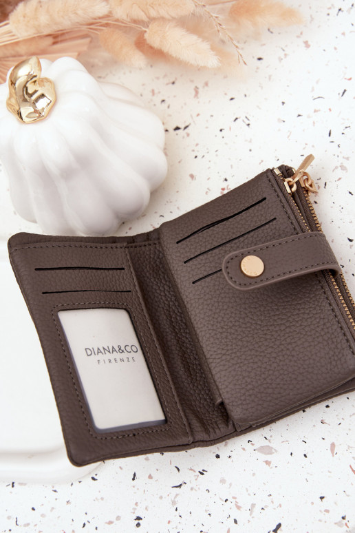 Portafoglio da donna in ecopelle colore grigio Ilissea