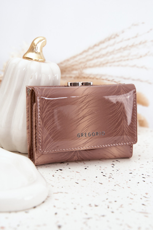 laccato Portafoglio da donnaDrobinkami colore avorio Cermina