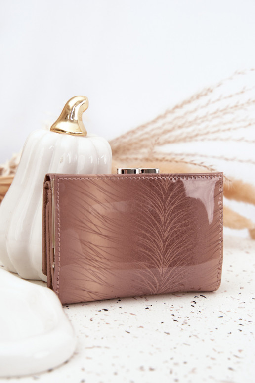 laccato Portafoglio da donnaDrobinkami colore avorio Cermina