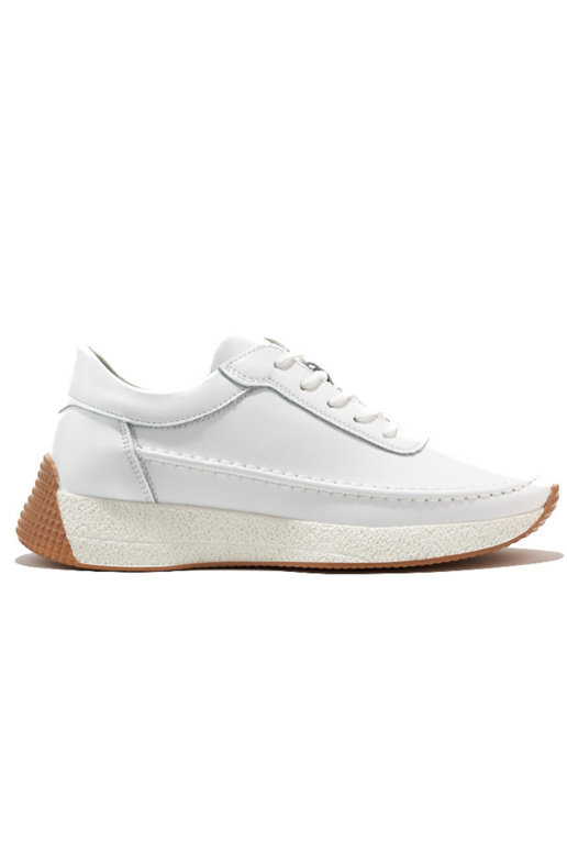 Femminile pelle Colore bianco scarpe sportive