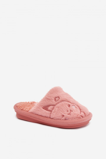 Pantofole rosa per bambino con pelliccia Norene