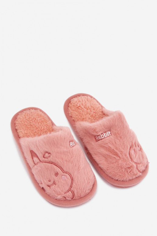 Pantofole Infantile con una pelliccia colore rosa Norene