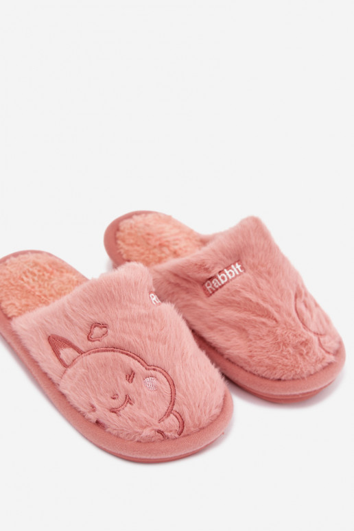 Pantofole Infantile con una pelliccia colore rosa Norene