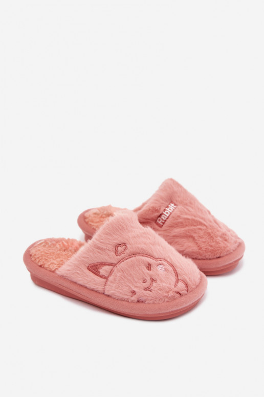 Pantofole Infantile con una pelliccia colore rosa Norene