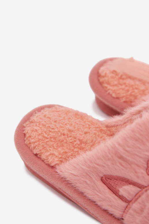 Pantofole Infantile con una pelliccia colore rosa Norene