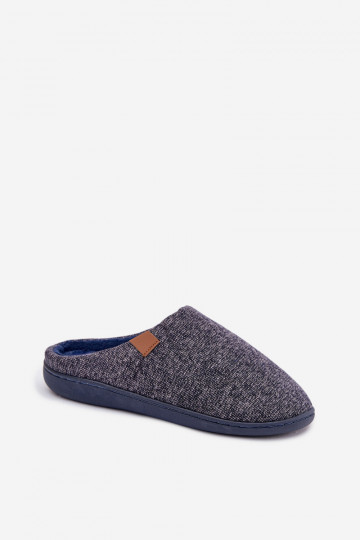 Pantofole blu scuro per uomo Serevan