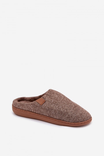 Pantofole Deveschio colore marrone Serevan