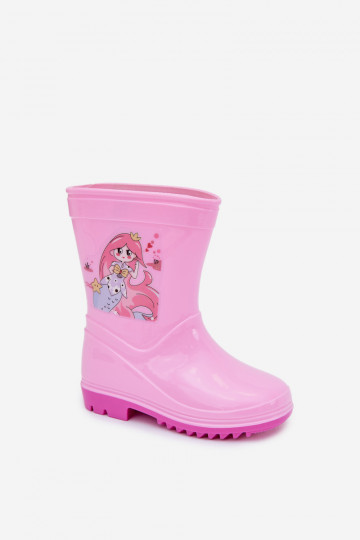 Stivali di gomma Infantile colore rosa Esalina
