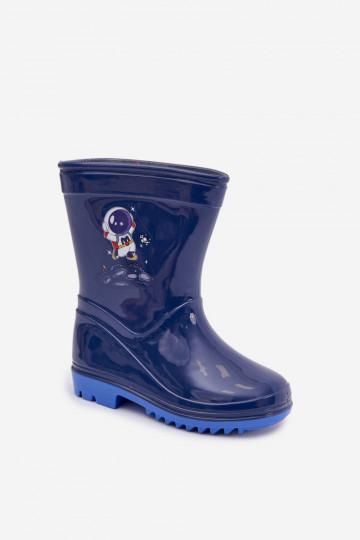 Stivali in gomma blu scuro per bambini "Esalina"
