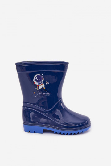 Stivali in gomma blu scuro per bambini "Esalina" 2