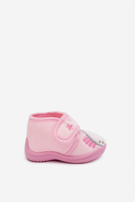 Pantofole Infantile con chiusure adesive colore rosa Jeselle