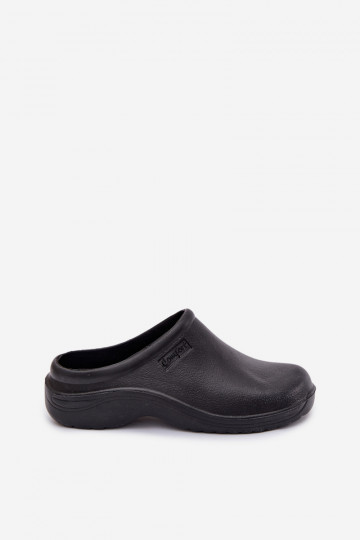 Pantofole leggere Pantofole Zoccoli Deveschio colore nero Sorvian 2