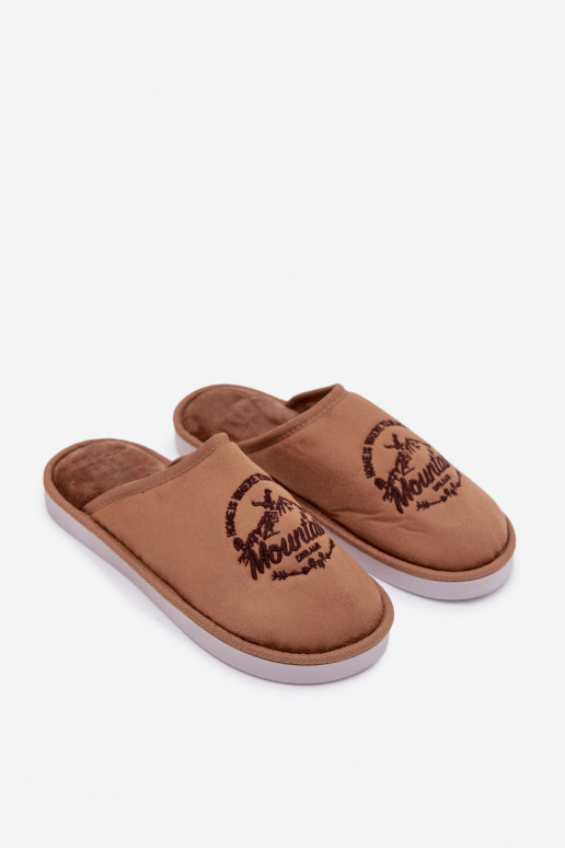 Pantofole marroni "Tiranne"