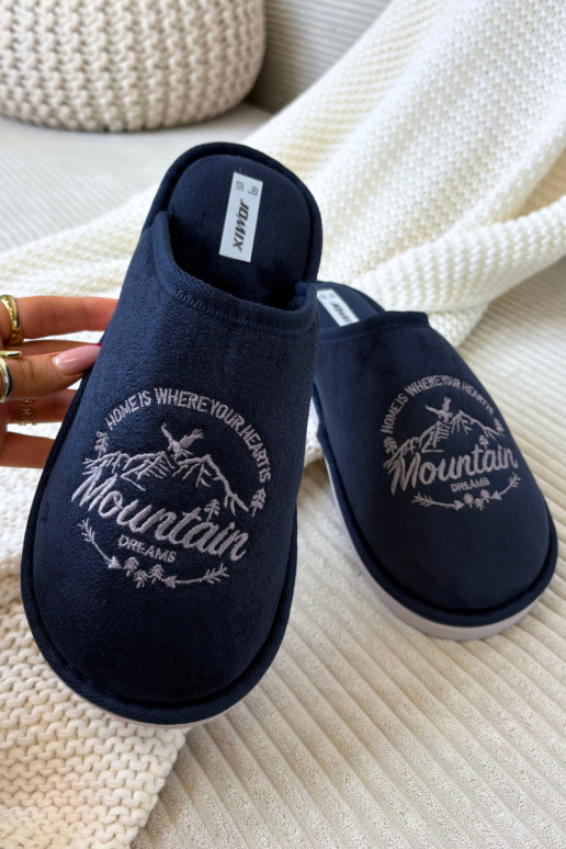 Deveschio Pantofole blu scuro Tiranne