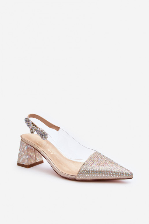 Stile elegante Scarpe con nasi appuntiti D&A MR91292-1 colore dorato