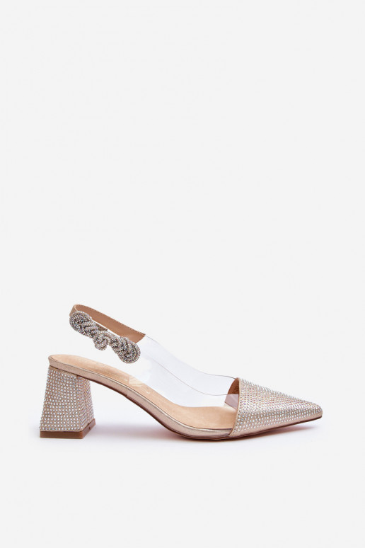 Stile elegante Scarpe con nasi appuntiti D&A MR91292-1 colore dorato