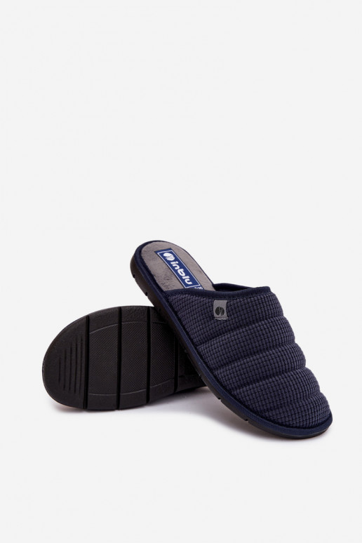 scarpe fatti in casa Pantofole Deveschio Inblu 91000032 blu scuro