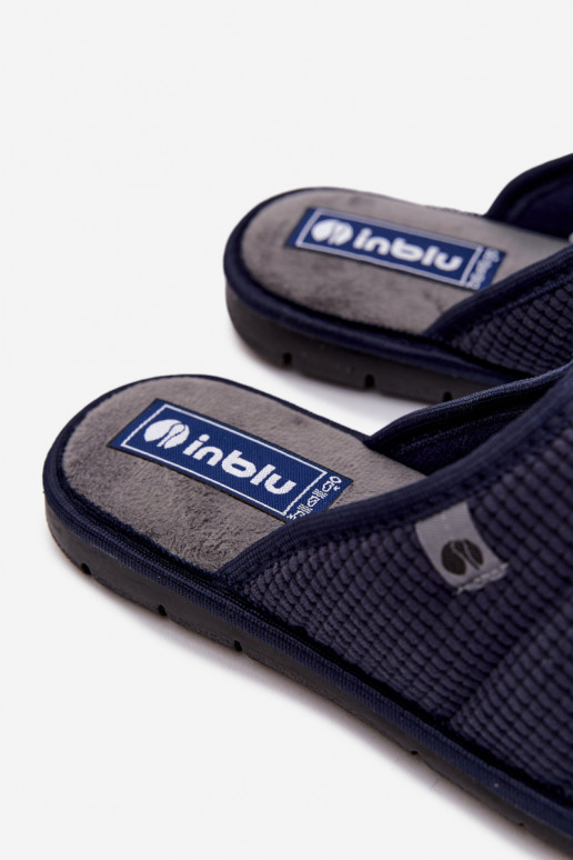 scarpe fatti in casa Pantofole Deveschio Inblu 91000032 blu scuro
