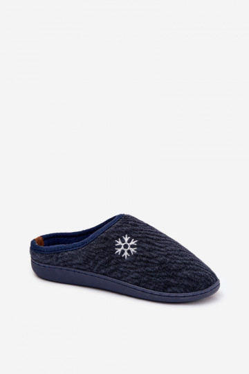 Ciabatte da uomo blu scuro Darline