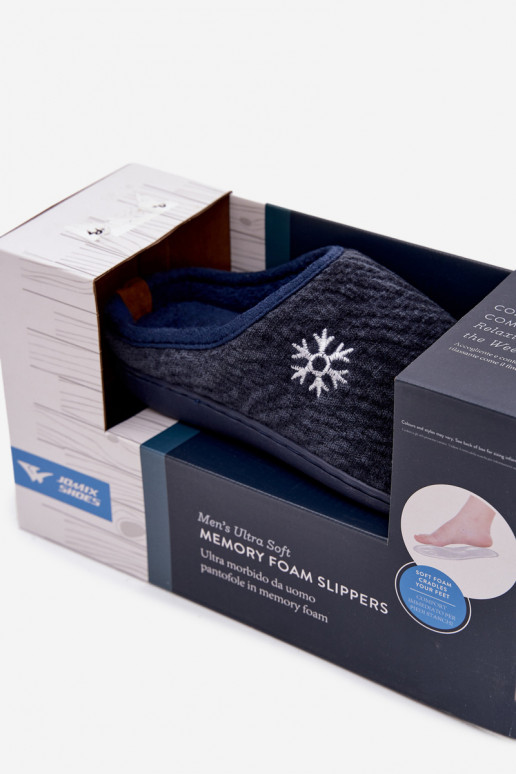 Pantofole Deveschio blu scuro Darline