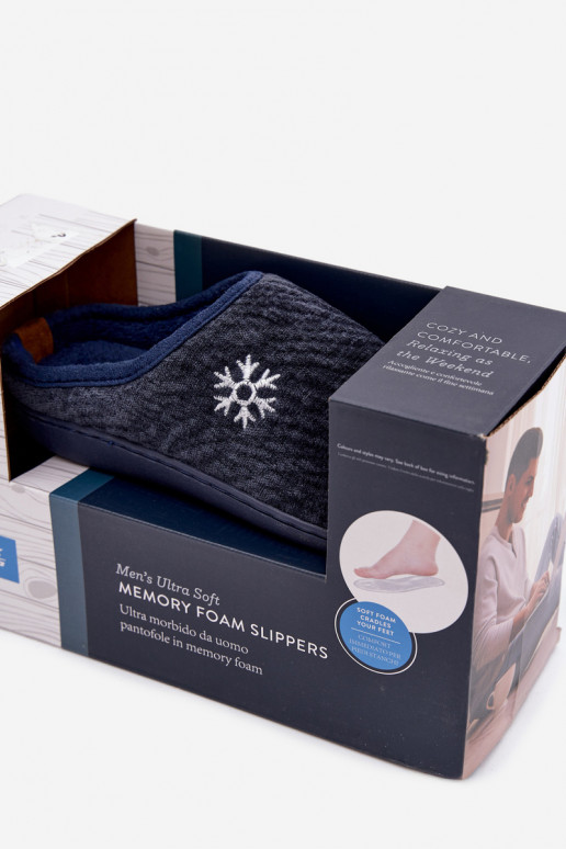 Pantofole Deveschio blu scuro Darline