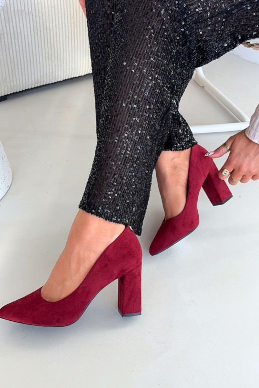 Scarpe scamosciate con i tacchi Sergio Leone PB216 BrodoAe