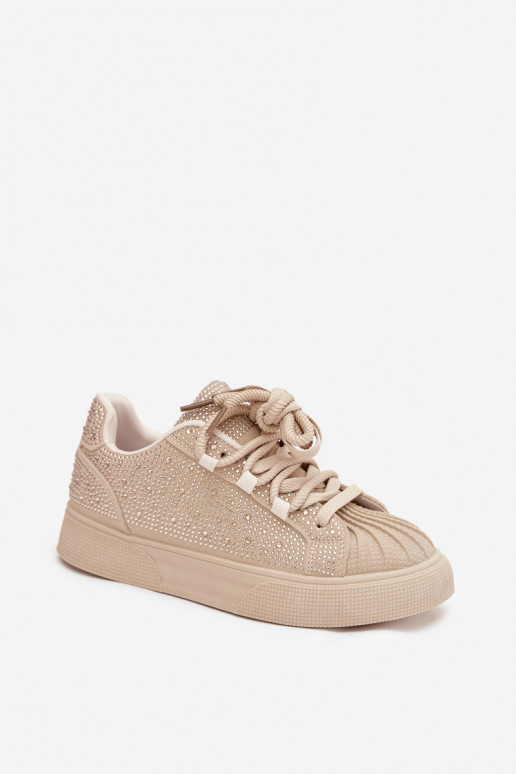 Decorato Scarpe modello sneakers Femminile beige Calissea
