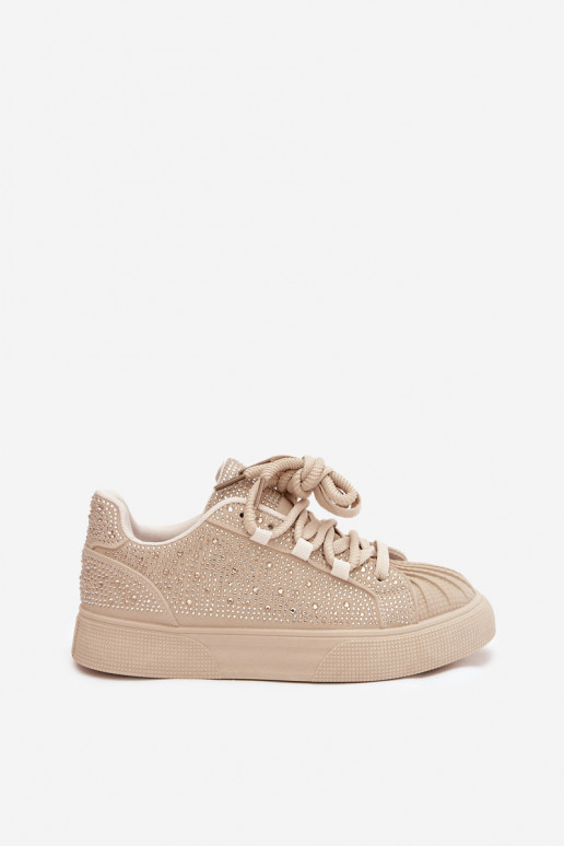 Decorato Scarpe modello sneakers Femminile beige Calissea