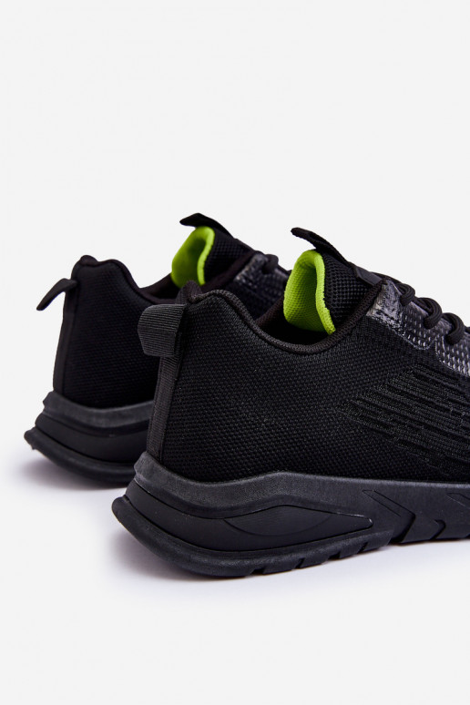 Deveschio Elegantello classico scarpe da ginnastica colore nero Santiago