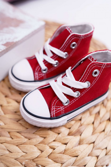 Scarpe per bambini con suola colore rosso Filemon