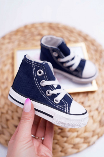 Scarpe per bambini con suola blu scuro Filemon