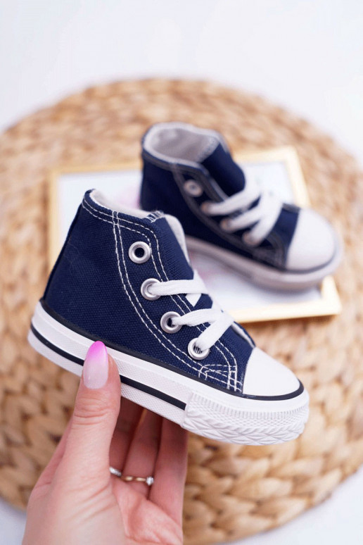 Scarpe per bambini con suola blu scuro Filemon