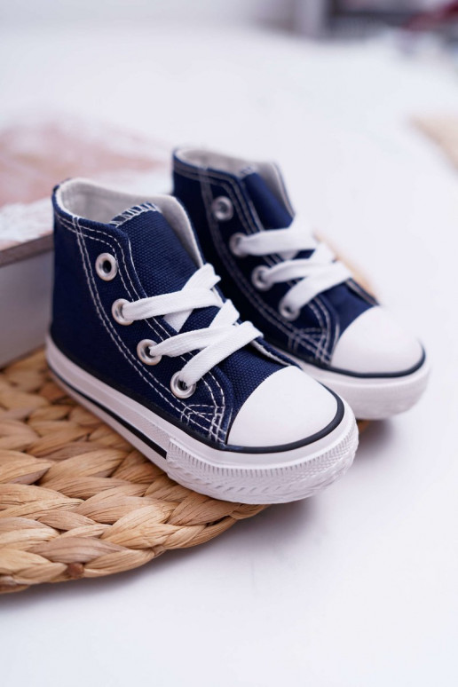 Scarpe per bambini con suola blu scuro Filemon