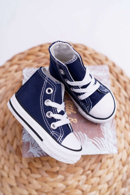 Scarpe per bambini con suola blu scuro Filemon