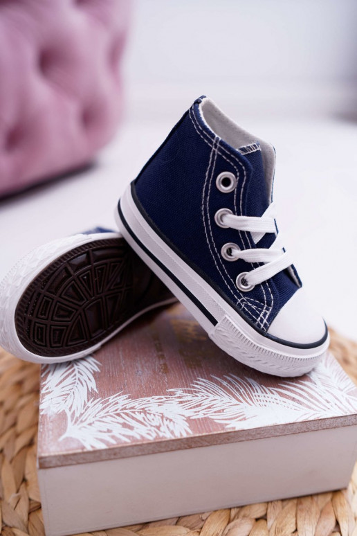 Scarpe per bambini con suola blu scuro Filemon