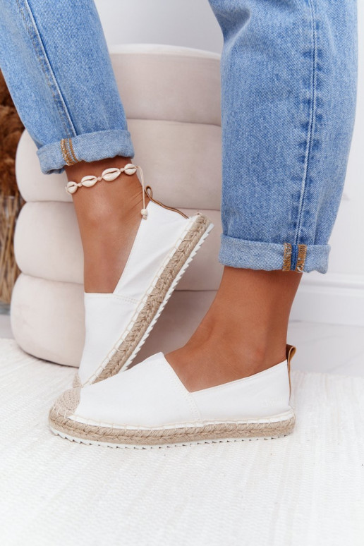 espadrillas Su una suola pinto Big Star HH274493 Colore bianco
