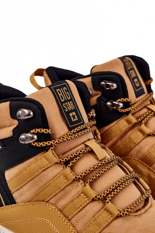 Femminile Alto scarponi da trekking Big Star KK274609 colore marrone