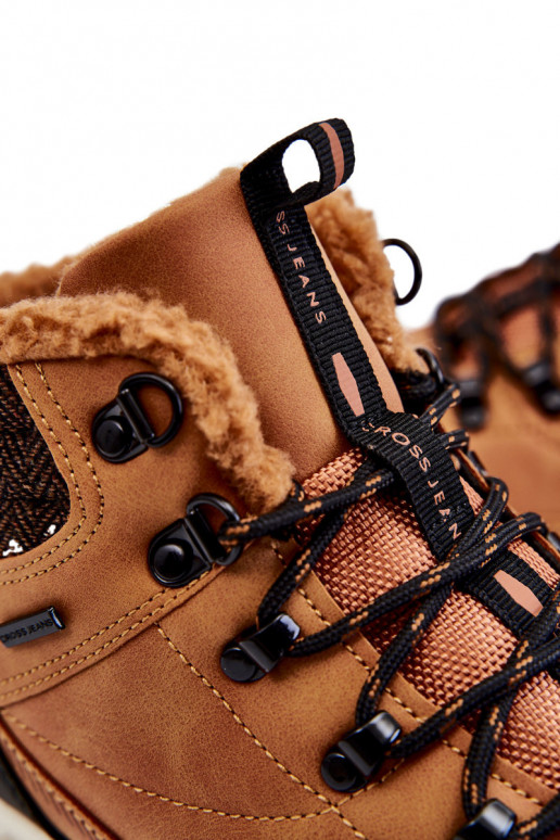 Deveschio riscaldamento Stivali scarponi da trekking Cross Jeans KK1R4021C colore marrone