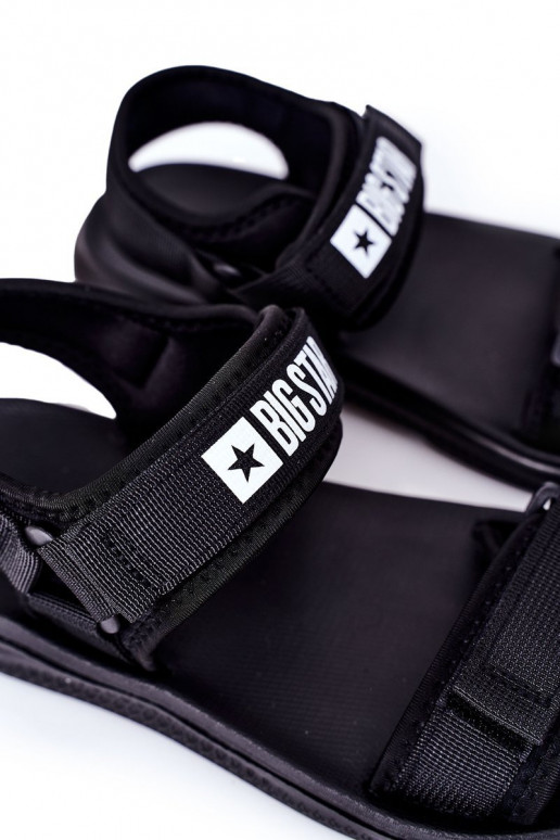 Stile sportivo Deveschio sandali Big Star HH174842 colore nero