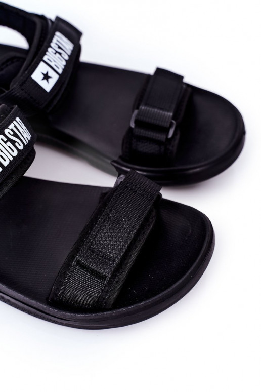 Stile sportivo Deveschio sandali Big Star HH174842 colore nero