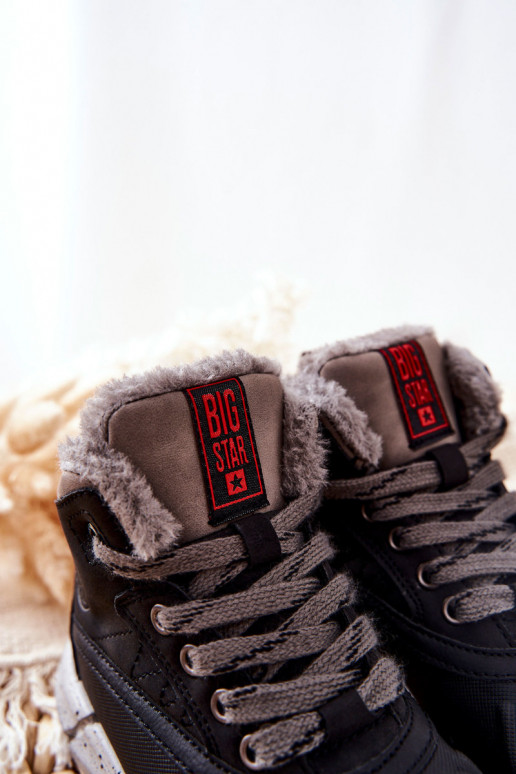 Calde scarpe per bambini Big Star II374074 colore nero