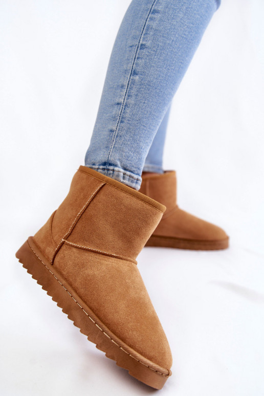 Femminile riscaldamento Stivali Stivali da neve colore marrone Virgina