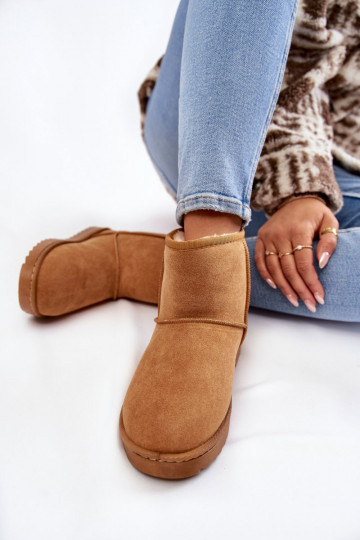 Femminile riscaldamento Stivali Stivali da neve colore marrone Virgina 2